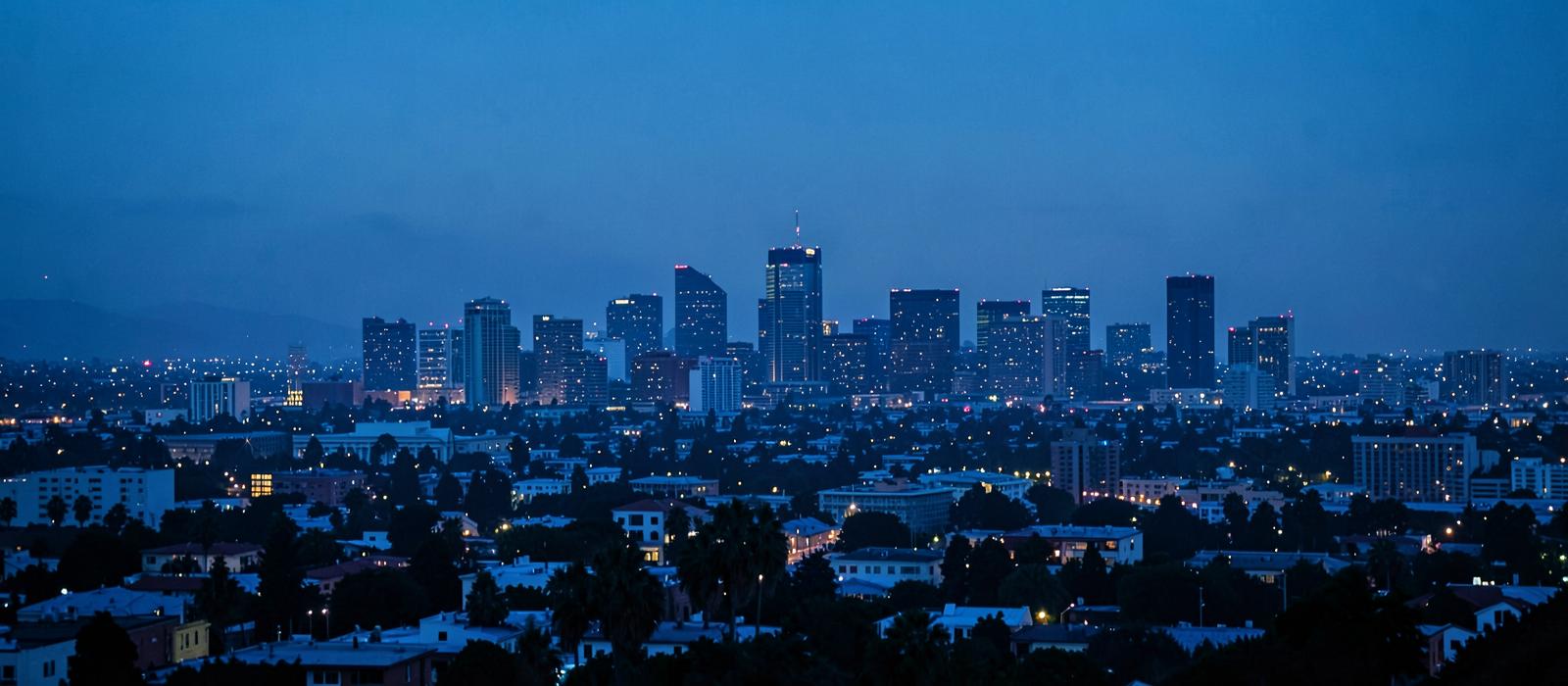 California city skyline representing the Fresno service area